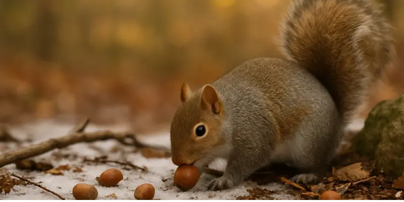 How Do Squirrels Find Food? 1 squirrel natural foraging behavior and food caching
